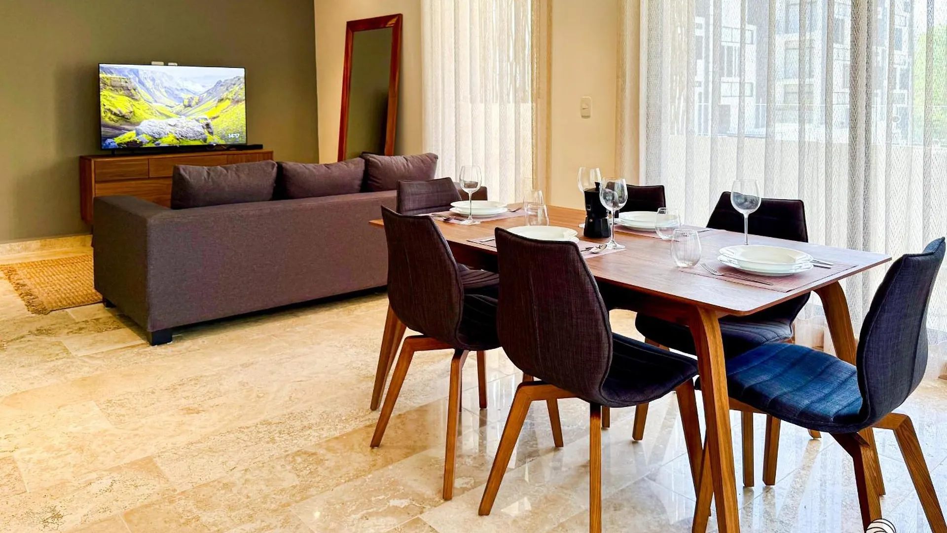 דירות טולום 2Bd With Private Balcony & Jacuzzi Aldea Zama View